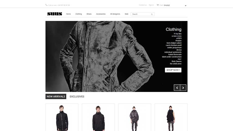 tienda online de ropa de moda elegante suus en madrid