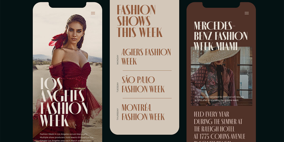 Textos reinventados fashion week
