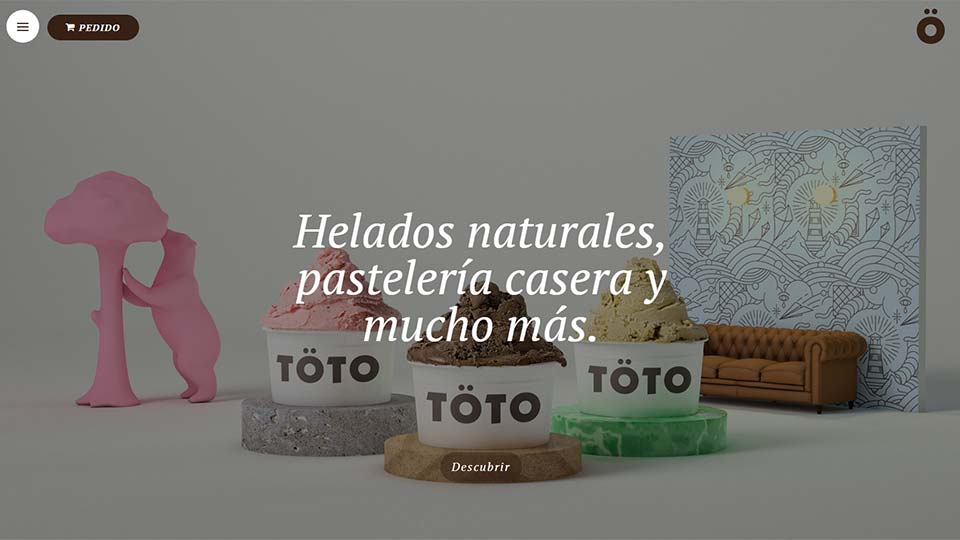 Töto Ice Cream - Web corporativa y tienda online